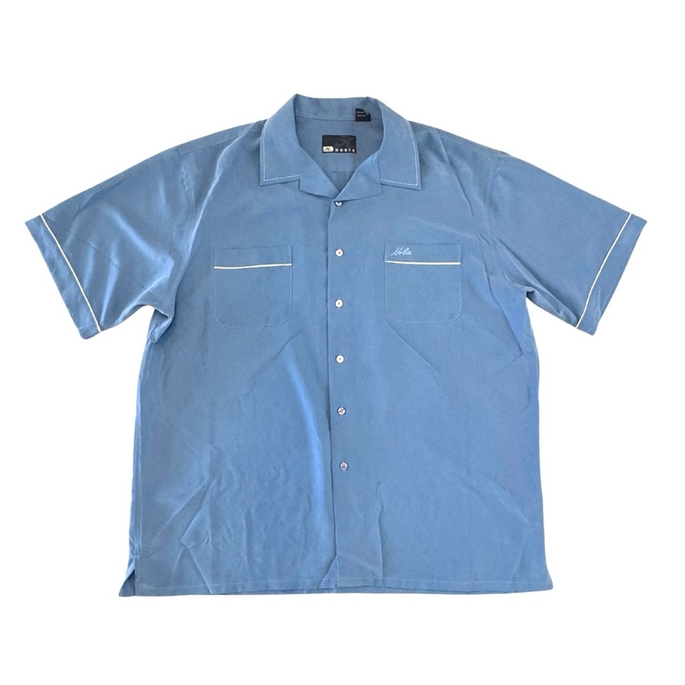 Vintage Hobie Blue Button Down T Shirt